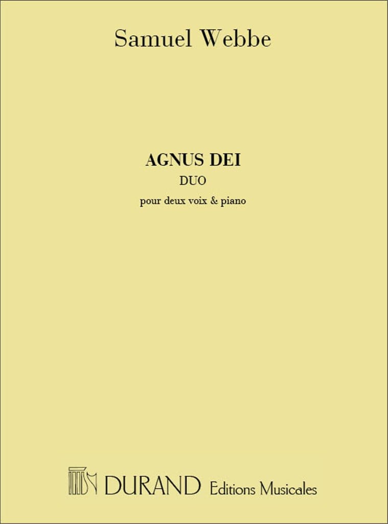 Agnus Dei Duo Cht-Piano